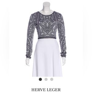 Herve Leger Mackenzie Instarsia Top XS